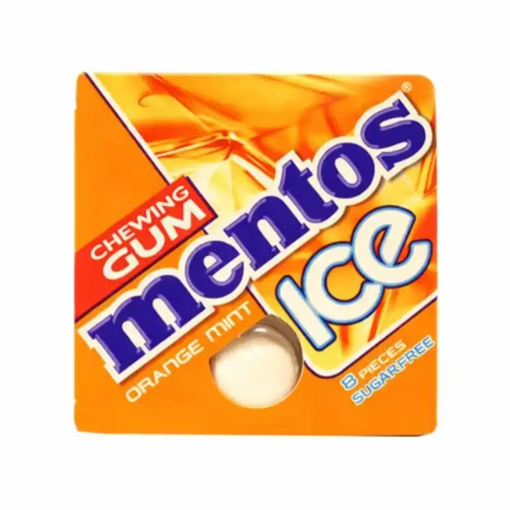 Mentos Ice Orange Mint Chewing Gum 11.44G